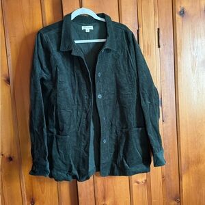 Tradlands Green Corduroy Chore Coat